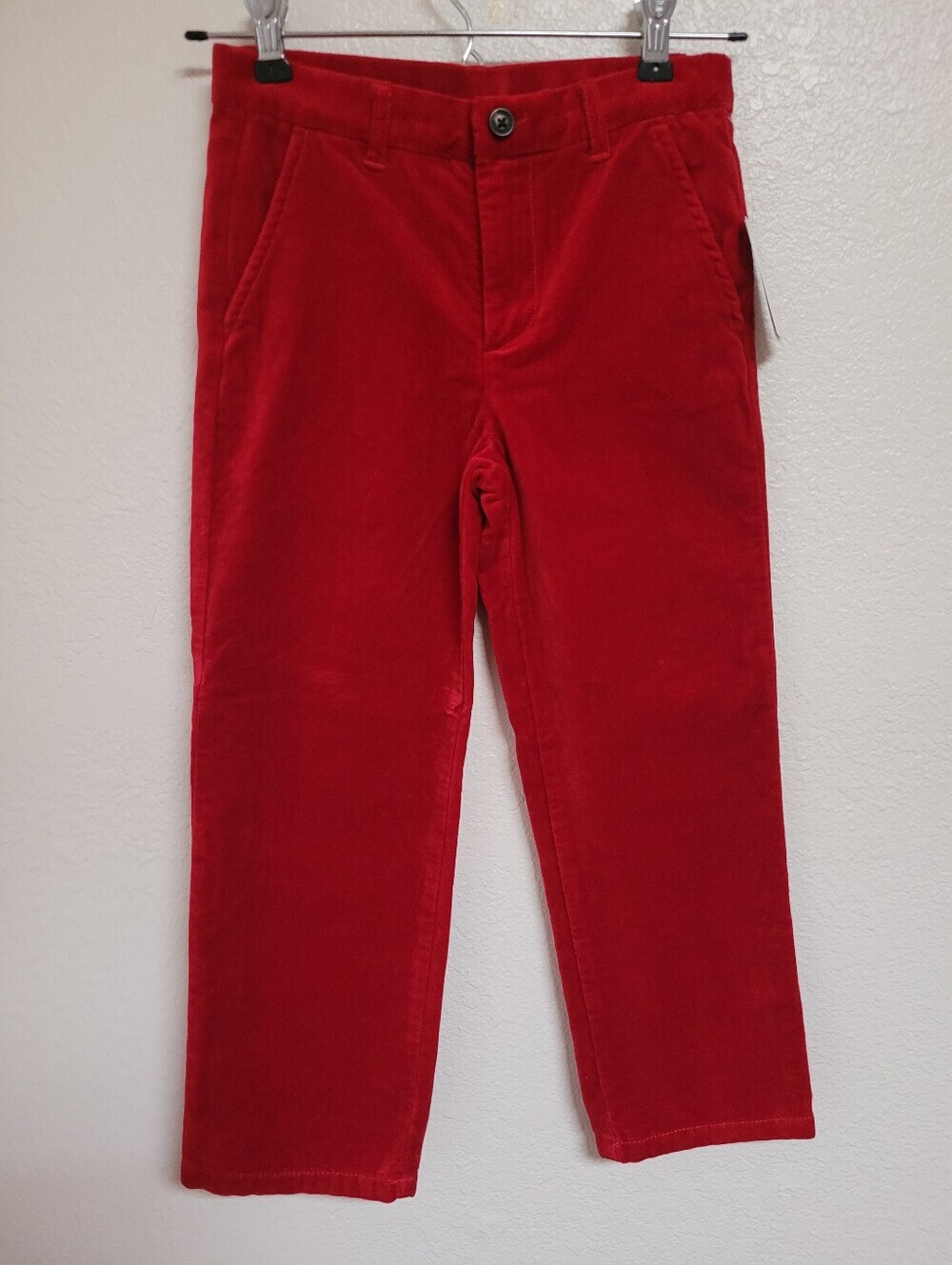 NEW Gymboree Bright Red Velour Pants